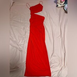 Zara Small red long dress